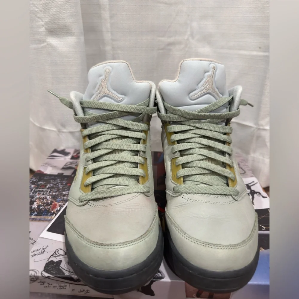 Nike Air Jordan 5 Retro Jade Horizon Desert Sand DC7501-300 Mens Size 9